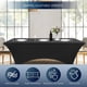 thumbnail image 4 of Mantel Rectangular Mesa Funda Tela Spandex 180*75*75 Evento Color Negro Liso, 4 of 8