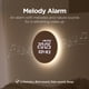 thumbnail image 5 of Reloj de pared digital Mooas Full Moon LED Silent Wood con mando a distancia, 5 of 9