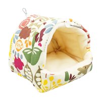 Ioensy - Cálida Jaula Para Loros, Cabaña, Tienda, Hamaca, Pájaros, Nido Colgante Para Pájaros Azules, Cacatúa, 15Cm X 15Cm X 14,5 Cm