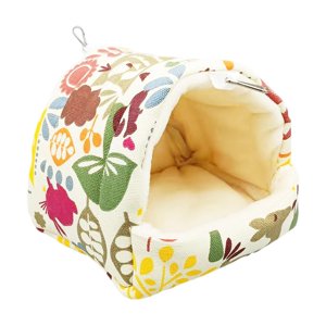 Ioensy - Cálida Jaula Para Loros, Cabaña, Tienda, Hamaca, Pájaros, Nido Colgante Para Pájaros Azules, Cacatúa, 15Cm X 15Cm X 14,5 Cm