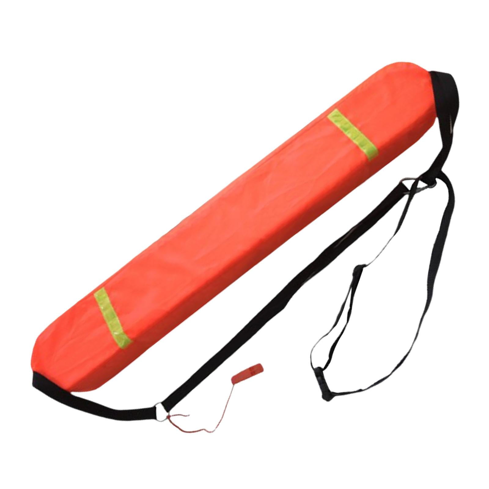 Magideal - Tubo De Rescate Para Socorristas Equipo De Socorrismo 100cm Incluye Silbato A Juego Agua Naranja