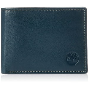 Cartera Timberland Blix Slimfold De Piel Azul Marino Para Hombre