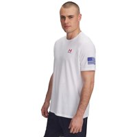 Camiseta Hombre Under Armour Freedom Flag Blanca/Azul Royal