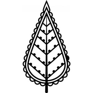 Rienda Libre Graphics - Decomural Leaf Large Leaf Ws-19007