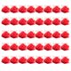 thumbnail image 2 of 50 Piezas De Cabezas De Flores De Rosas De Malla De Espuma Artificial Para Bodas, 4 Cm, Rojo, 2 of 3