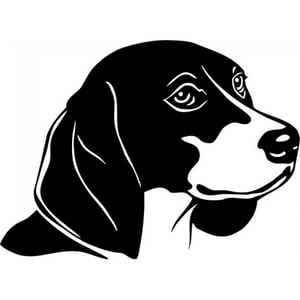 Rienda Libre Graphics - Decomural Beagle Dog Ws-18697