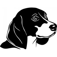 Rienda Libre Graphics - Decomural Beagle Dog Ws-18697