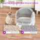 thumbnail image 4 of Caja de arena automática PetPivot con tapa abierta para gatos, color gris, 4 of 7