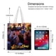 thumbnail image 5 of Street Fighter Game Bolso de tela con estampado de lienzo para mujer, bolsa de compras reutilizable y estética, con cremallera interior, regalo para mujer, 35 × 40 cm., 5 of 6