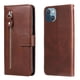 thumbnail image 1 of Funda con Cremallera para iPhone 14 Plus, Carcasa Cartera de Cuero PU con Soporte y Tarjetero, 1 of 6