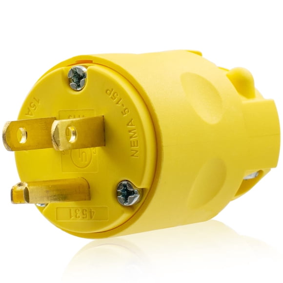 Enchufe eléctrico ELEGRP 15A 125V NEMA 5-15P 2P 3W Comercial