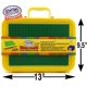 thumbnail image 5 of Estuche para ladrillos de construcción Matty's Toy Stop 33 cm Rojo/Verde/Amarillo, 5 of 5