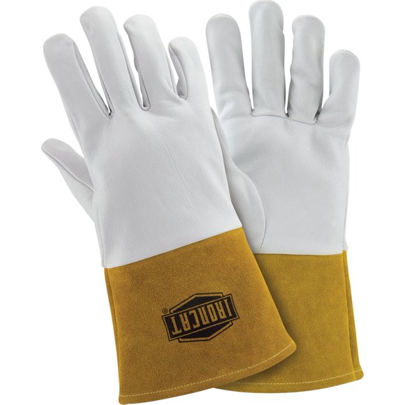 Guantes de soldadura IRONCAT 6141 Kidskin TIG - Talla mediana