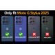 thumbnail image 2 of Funda GSDCB para Moto G Stylus 2025/2026 5G, roja, con soporte, 2 of 9