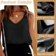 thumbnail image 4 of Camisola de seda con tirantes para mujer, sexy, de satén, antideslizante, suave, para mujer, 4 of 5