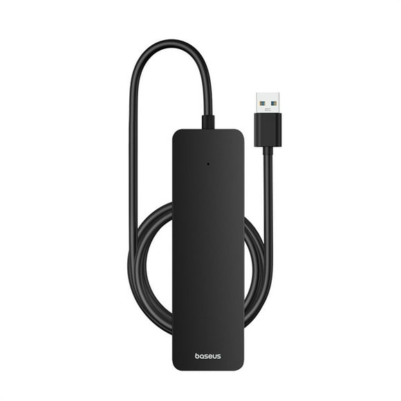 Adaptador HUB 100cm USB-A a USB 3.0 X 4 - 5 Gbps - Baseus UltraJoy Series - Negro