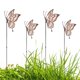 thumbnail image 1 of Estacas de jardín con forma de mariposa DIINOR, metal, paquete de 4 unidades, 63 cm, 1 of 6