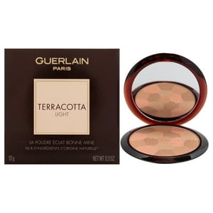 Guerlain - Terracota Enciende El Polvo De Brillo Saludable Besado Por El Sol - 03 Medio Cálido De Para Mujeres - 0.3 Oz En Polvo