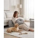 thumbnail image 3 of Set De 4 Cojines Rueda Terciopelo Redondo Sofa Decorativo, 3 of 7