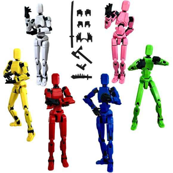 Figura de acción VZNYBL Titan13 ensamblada, 6 paquetes