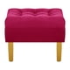 thumbnail image 5 of Sofa Retro 3c + 2 Pouf Felpa 01 Burdeo, 5 of 6