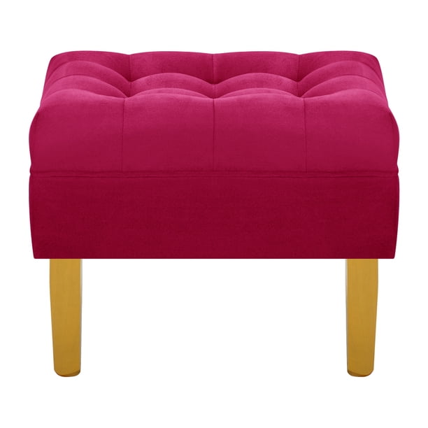 Pouf Wood 1c Felpa 01 Burdeo