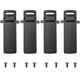 thumbnail image 1 of Pinza trasera ITROLLE para Walkie Talkie para Baofeng UV-5R, color negro, 4 unidades, 1 of 4