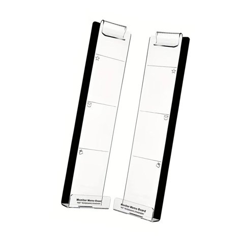 Magideal - 2 Piezas, Tableros De Notas Para De Ordenador, Tableros De Mensajes, Moda Para El Hogar, Espacio De Trabajo, Almohadillas Acrílicas Portátiles Tipo De Curvatura