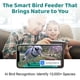 thumbnail image 2 of Comedero para pájaros WuzuTech Happy Birdy con cámara de vídeo HD de 2,5 K, 2 of 9