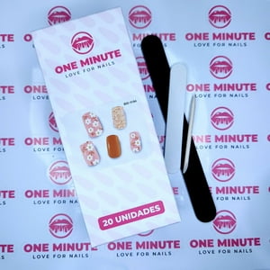 One Minute - Uñas Gel Semicuradas Diseño 184