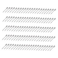 Ioensy - 100 Uds. Pines De Bomba De Bola, Globos De Fútbol De Acero Inoxidable, Pin Deportivo De Inflado, Agujero Lateral