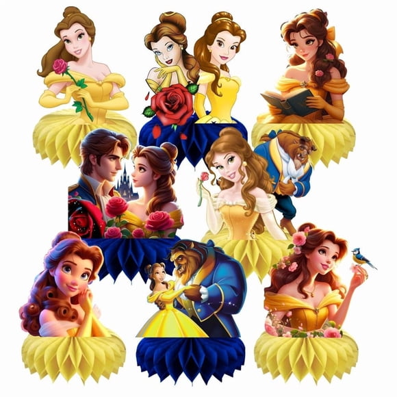 Centros de mesa CICICO Beauty & Beast – 8 piezas