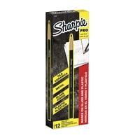 Rotuladores Chinos Sharpie Peel-Off, Negros, 12 Unidades