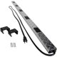 thumbnail image 1 of Power Strip Legrand Plugmold Tough, 10 enchufes, 6 pies, color plateado, 1 of 2