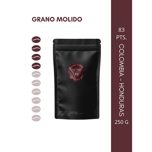 Café de especialidad Siamo Honduras – Colombia 250g,Grano Molido – Vol 2