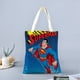 thumbnail image 2 of Superman Bolso de tela con estampado de lienzo para mujer, bolsa de compras reutilizable y estética, con cremallera interior, regalo para mujer,40*40cm., 2 of 6
