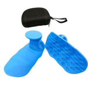 Ioensy - Empuñaduras Para Levantamiento De Pesas, Dominadas, Peso Muerto, Mancuernas, Gimnasia, Color Azul