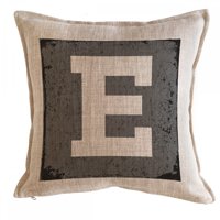 Tuyo Print - Cojín Letra Fondo Gris E 45X45