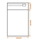 thumbnail image 3 of Funda protectora ASTONEY 12,5 × 21,5 cm Pack de 100 para SNES y N64, 3 of 5