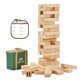thumbnail image 1 of Juego de madera de pino Apudarmis, 54 unidades, de madera de pino, con dados y bolsa, 1 of 9