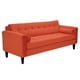 thumbnail image 2 of Sofa Retro 3cg Felpa 00 Naranja, 2 of 6