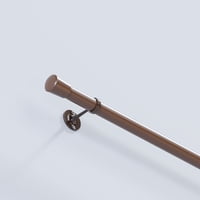 Decor - Set Barra Cortina Innova 21Mm. Chocolate X 2.00