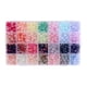 thumbnail image 2 of Cuentas de vidrio de 8 mm para hacer joyas, cuentas sueltas, collares, accesorios de joyería, suministros de arte multiusos, cuentas de joyería de mod Degradado de color, 2 of 5