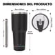 thumbnail image 4 of Vaso Térmico 900ml Con Parlante Bluetooth RAD 20431 Kbod Azul Oscuro, 4 of 9
