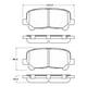 thumbnail image 2 of Pastillas Freno para auto Honda Pilot 2016-2023 Trasero, 2 of 4