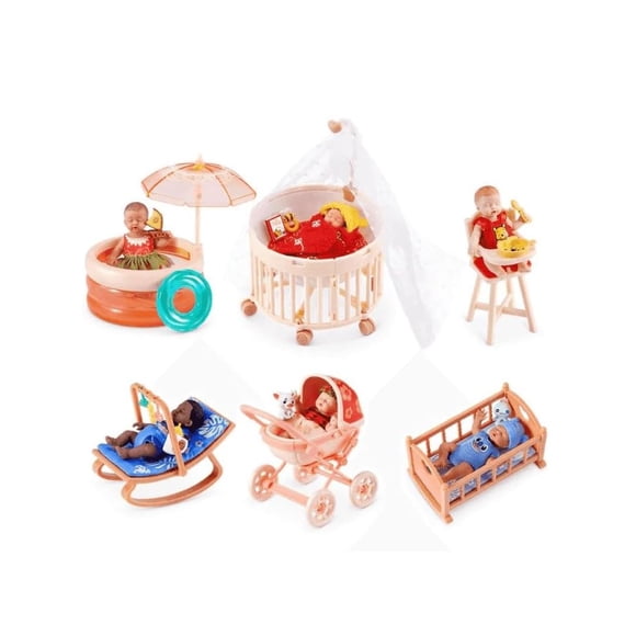 ZURU My Mini Baby Cápsula Sorpresa Disney, Serie 1, con Stitch, Moana y Winnie the Pooh, 6 Modelos, Edad 3 años en adelante, Set de Figuras Mini Baby y Accesorios