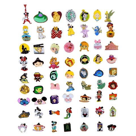 Pin Disney Pines Variados Para Niña 25 Unidades