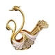 thumbnail image 1 of Juego De 6 Cucharas Decorativas Con Forma De Cisne Para Revolver, Para Navidad, Bodas, Uso Doméstico, 13,4 X 2,5 Cm, 1 of 3