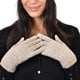 thumbnail image 3 of Guantes de invierno para mujer para clima frío, guantes térmicos con puños para conducir., 3 of 5