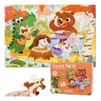Pedagogia Activa - Puzzle 48 Piezas - Forest Party